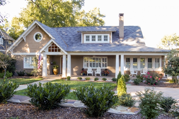 exterior of home with landscaping